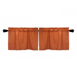 24x72" Window Tier Solid Rust Window Topper