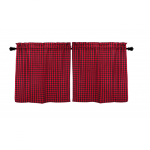 Buffalo Red Plaid Pattern Curtain