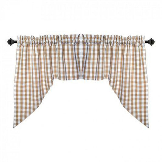 Toro Beige Check Pattern Swag Set