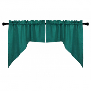 Hunter Green Swag Set