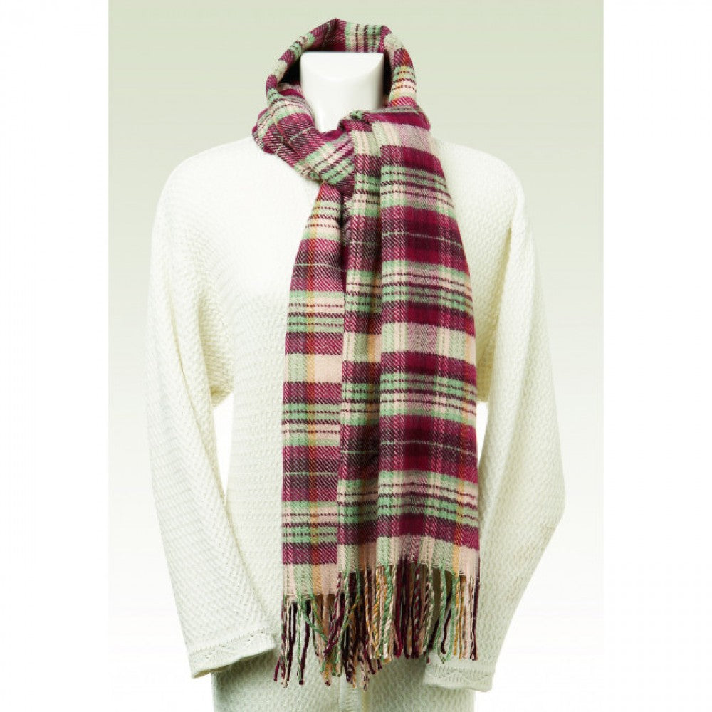 Alaska Check Pattern Size Scarf