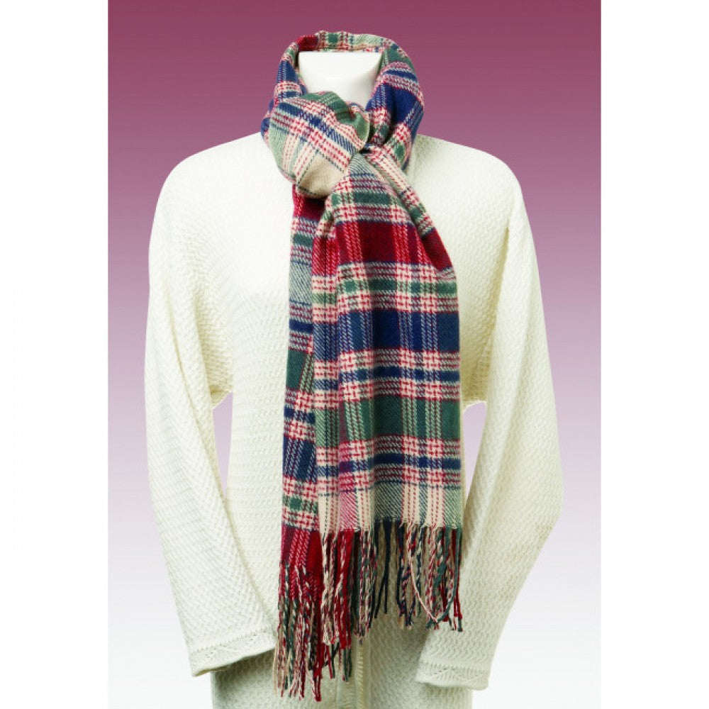 Moorpark Jewel Tones Check Pattern Scarf