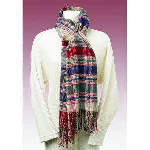Moorpark Jewel Tones Check Pattern Scarf