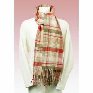 Cyprus Check Pattern Scarf