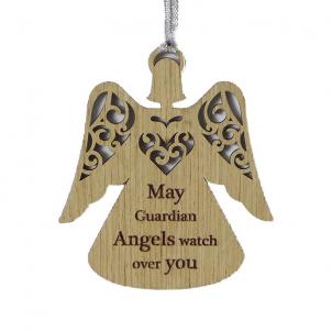 Angelic Blessing Angel With Text- Guardian Angels Ornaments