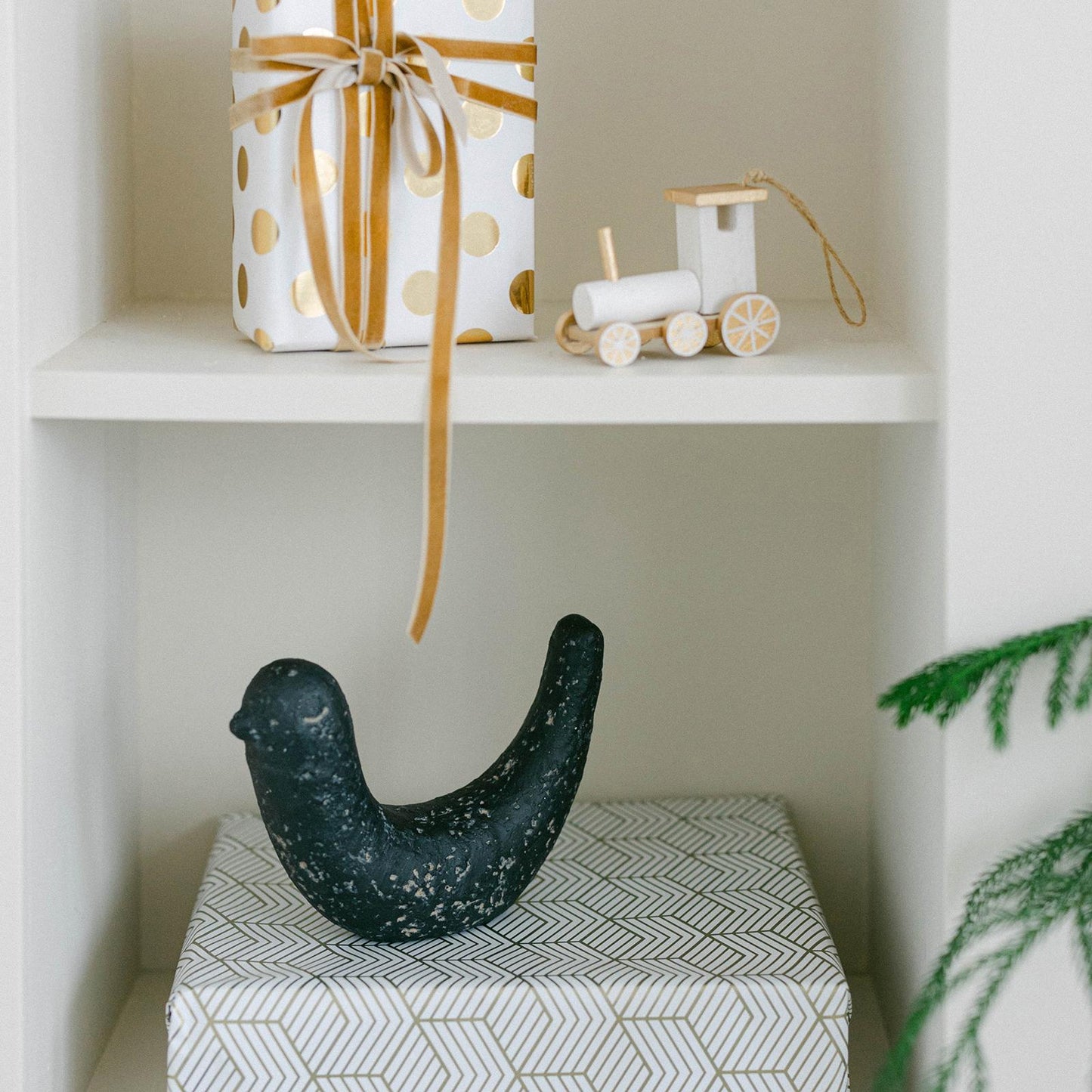 Minimalist Cement Seal Figurine