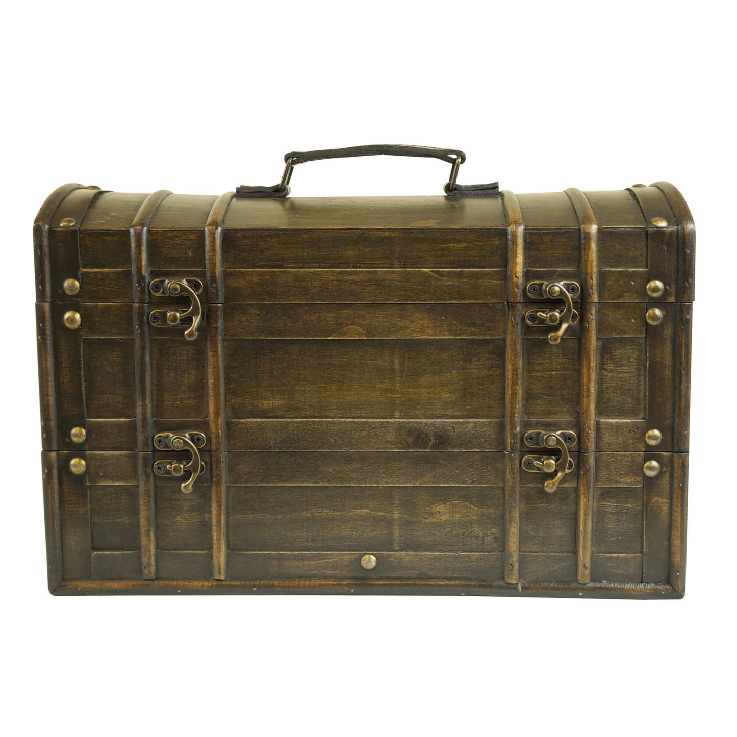 Grey Tone Chest Two Bottle Wine Holder