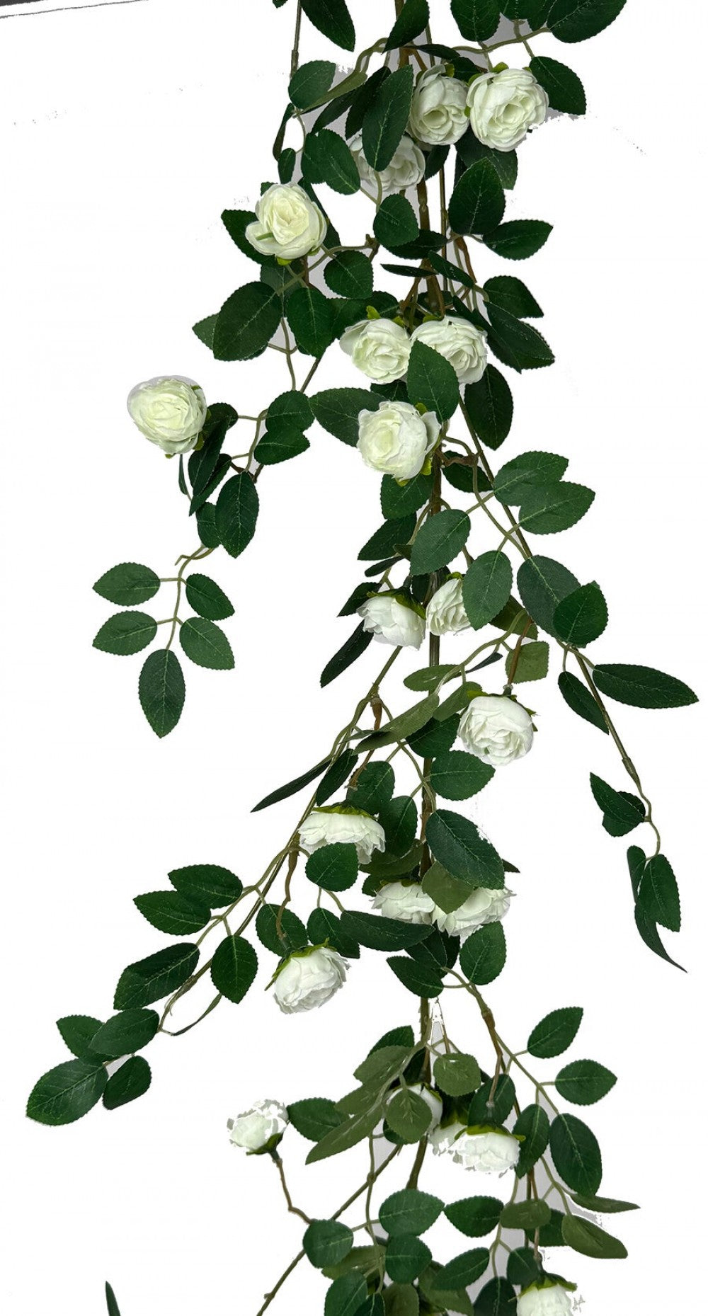 Creamy White Mini Rose Gardent Garland