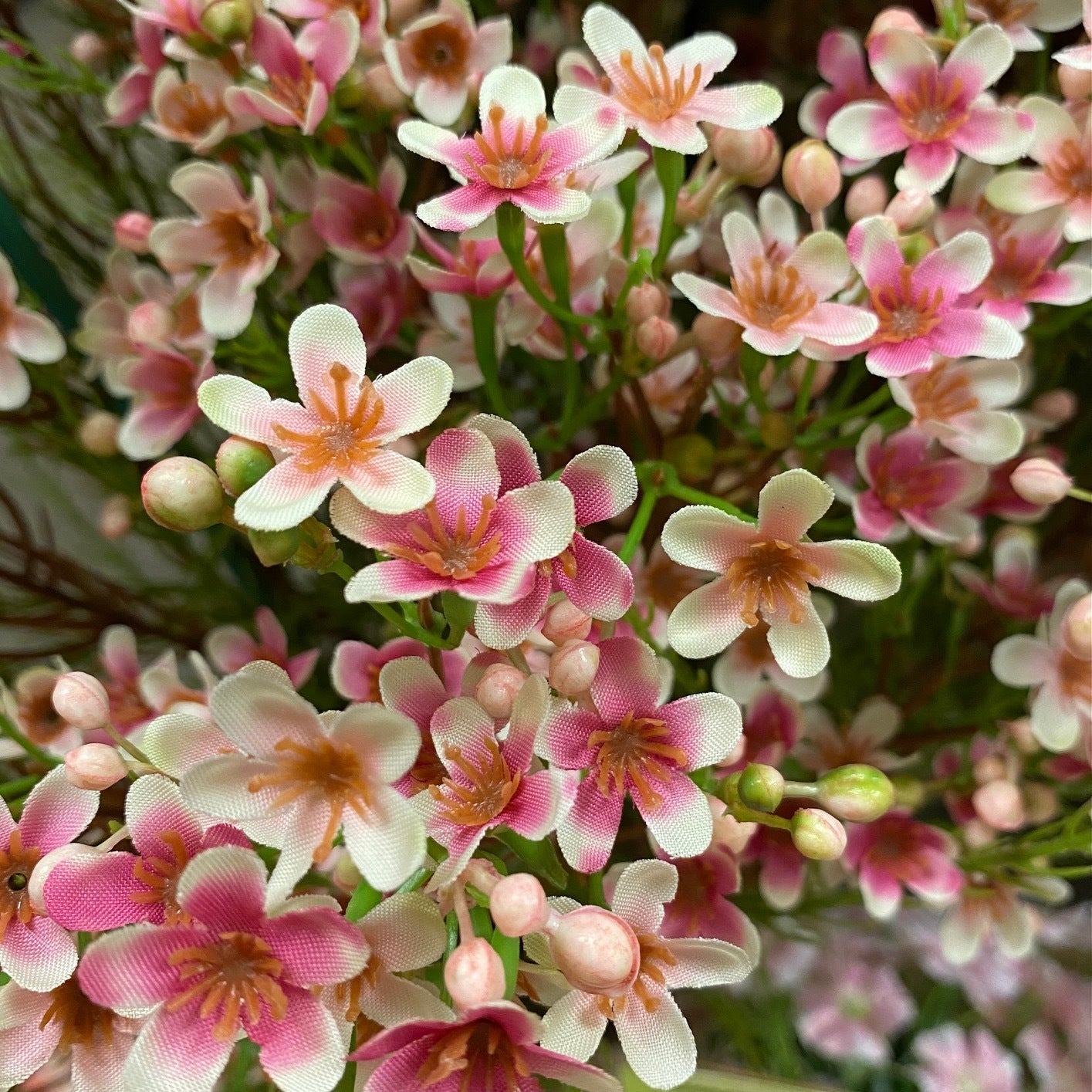 Pink Wax Flowers Artificial Flower