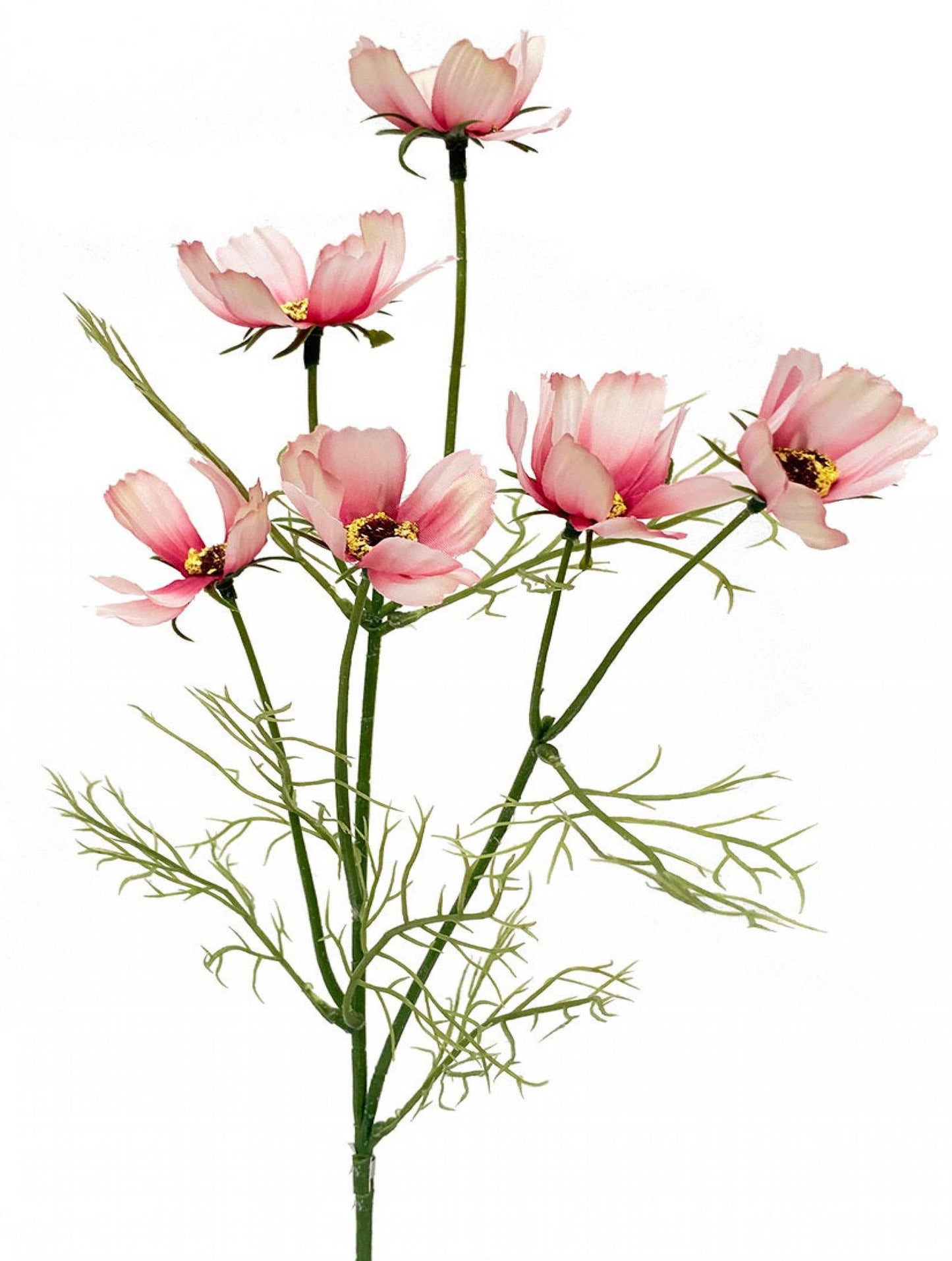 Pink And White Cosmos Spray Artificial Flower