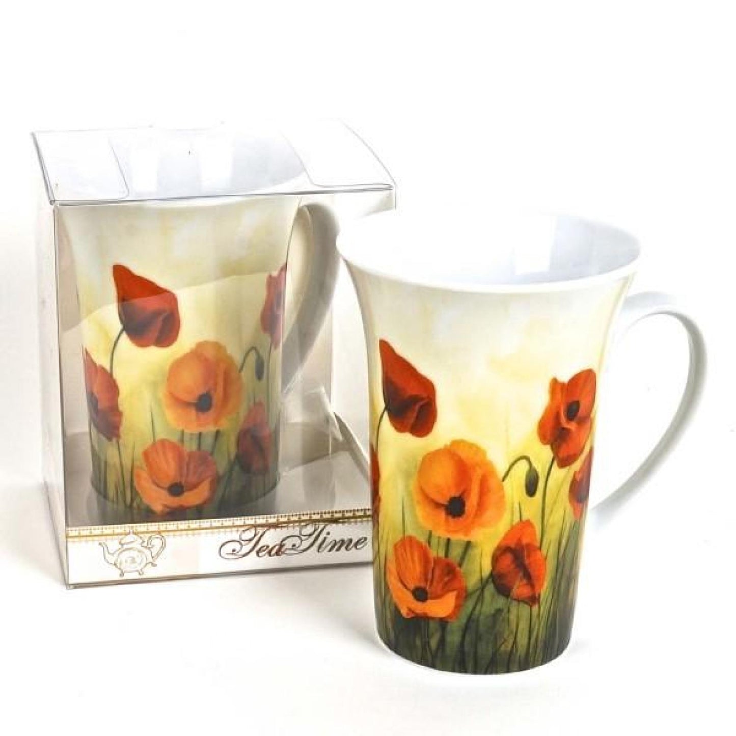 Porcelain Poppies Mug