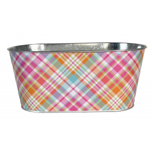 How Plaid R You Printed Metal Planter