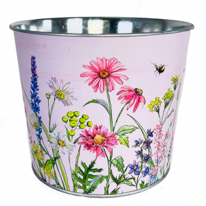 My Garden Grows Metal Planter