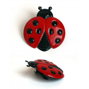 Lady Bug Clip On Wall Decor