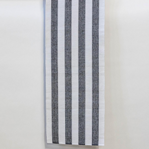 Black And White Striped Table Runner