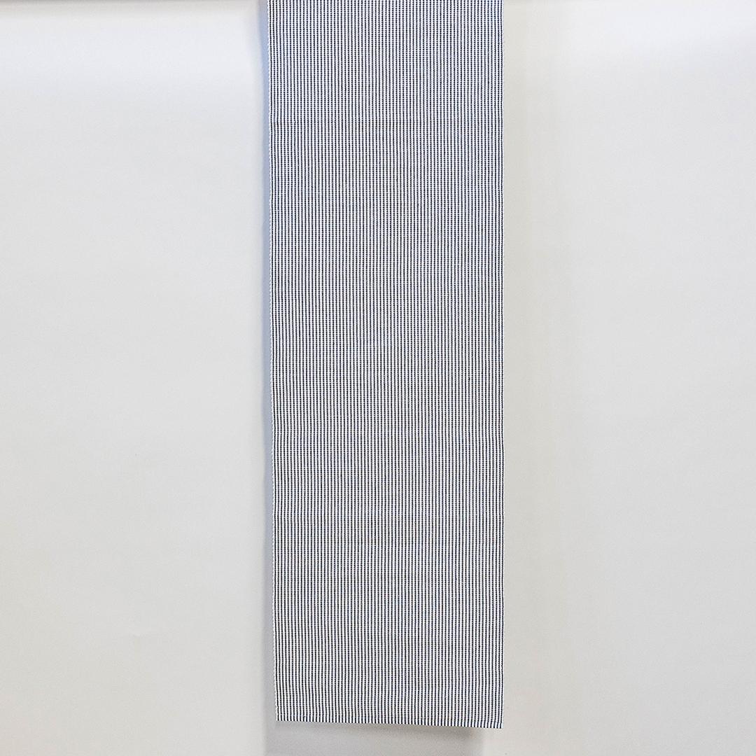 Tight Black And White Striped Table Runner
