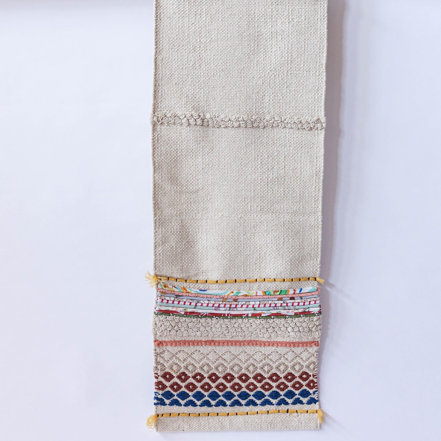 Multi Colored Pattern Textured Table Runner