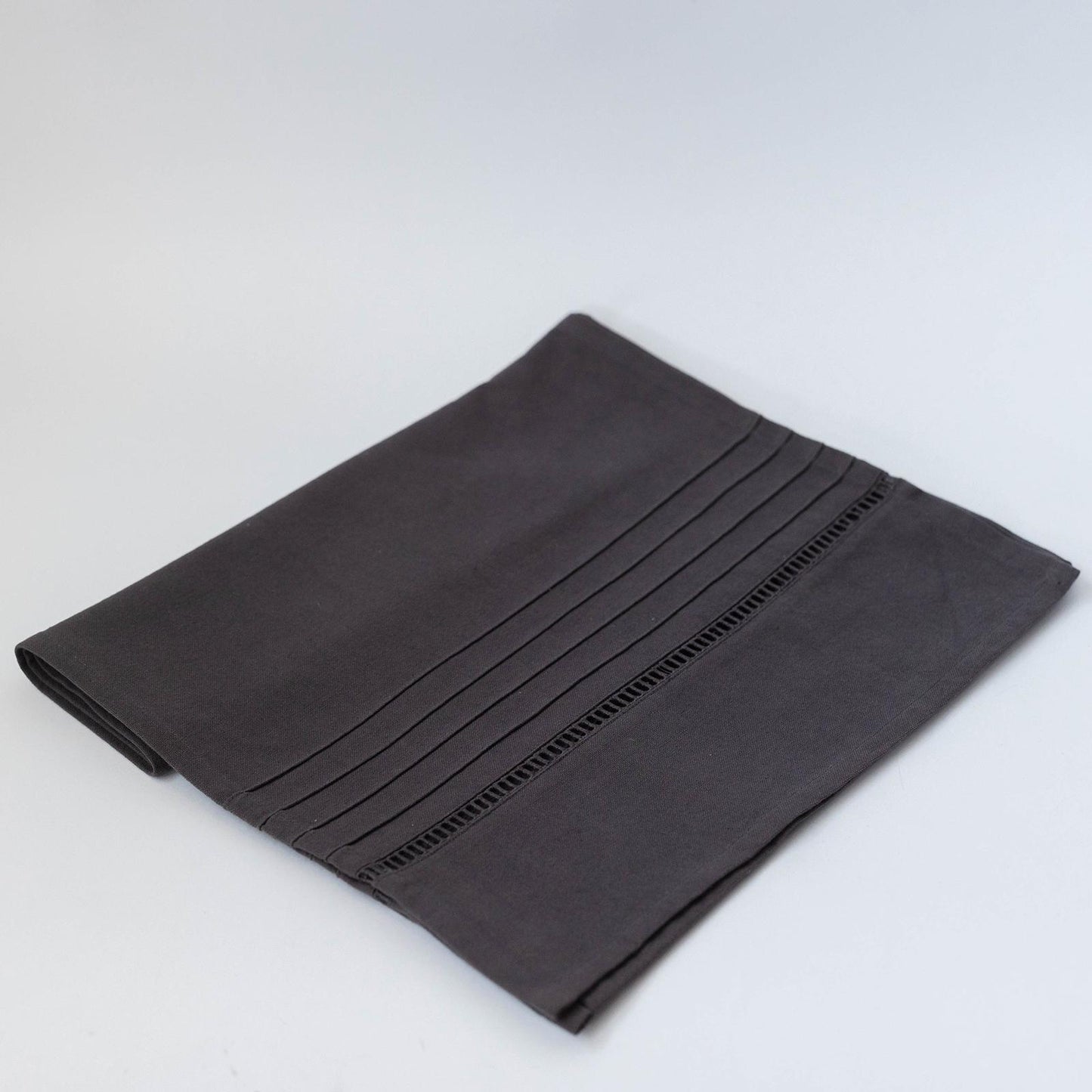 Black Cotton Table Runner
