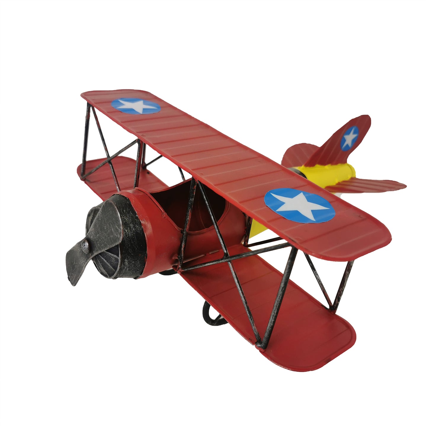 Classic Biwing Plane Figurine