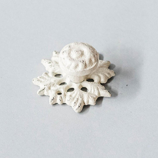 Rustic Cream Cast Iron Drawer/Dresser/Cabinet Knob