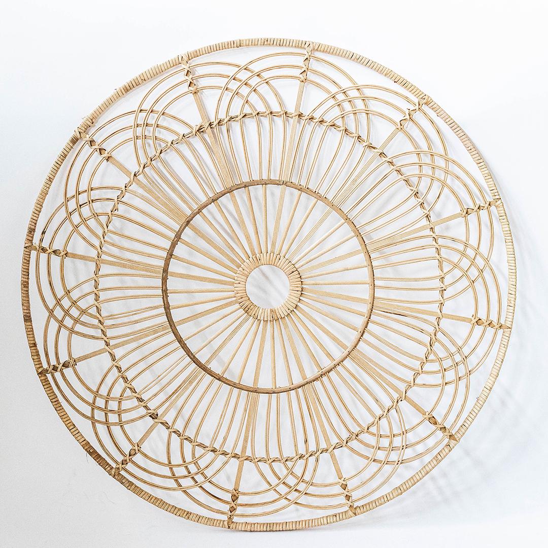 Round Flower Pattern Wall Decor