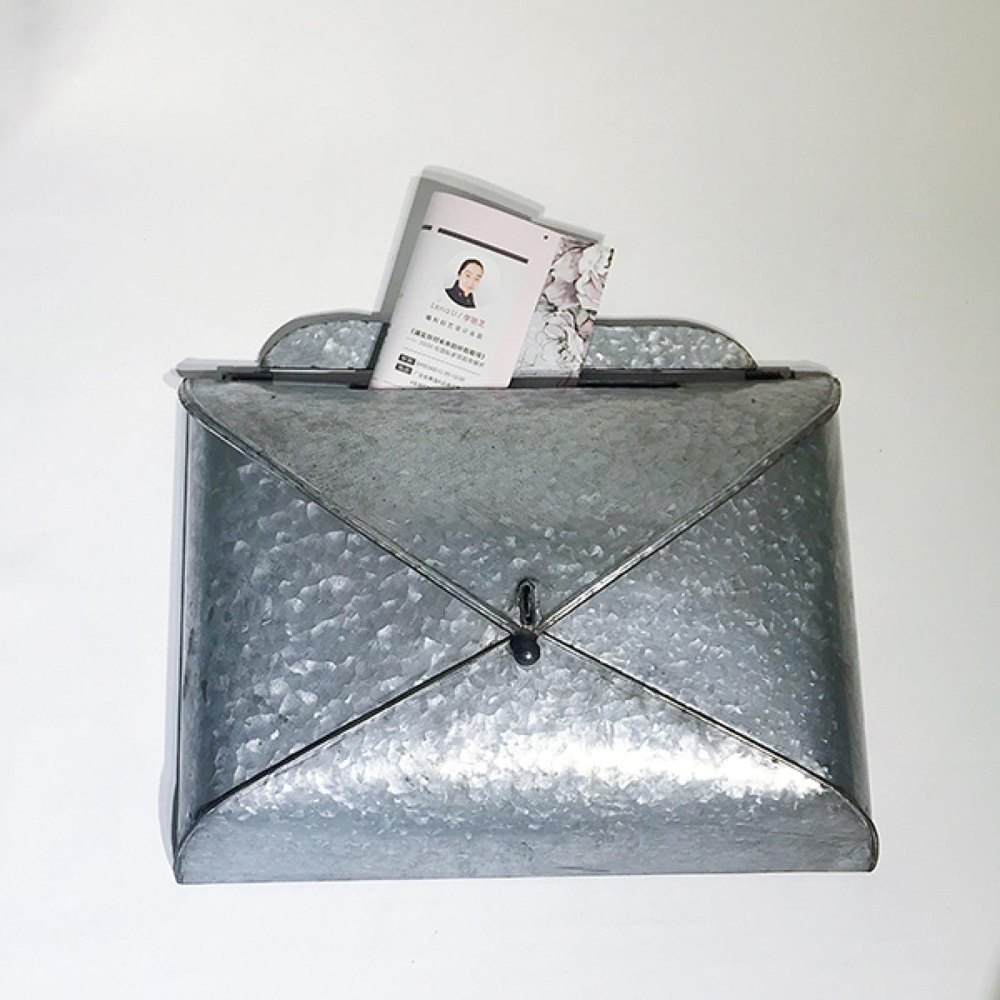 Silver Mailbox Decoration