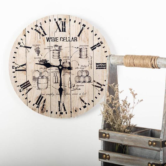 Wine Cellar Wall Clock