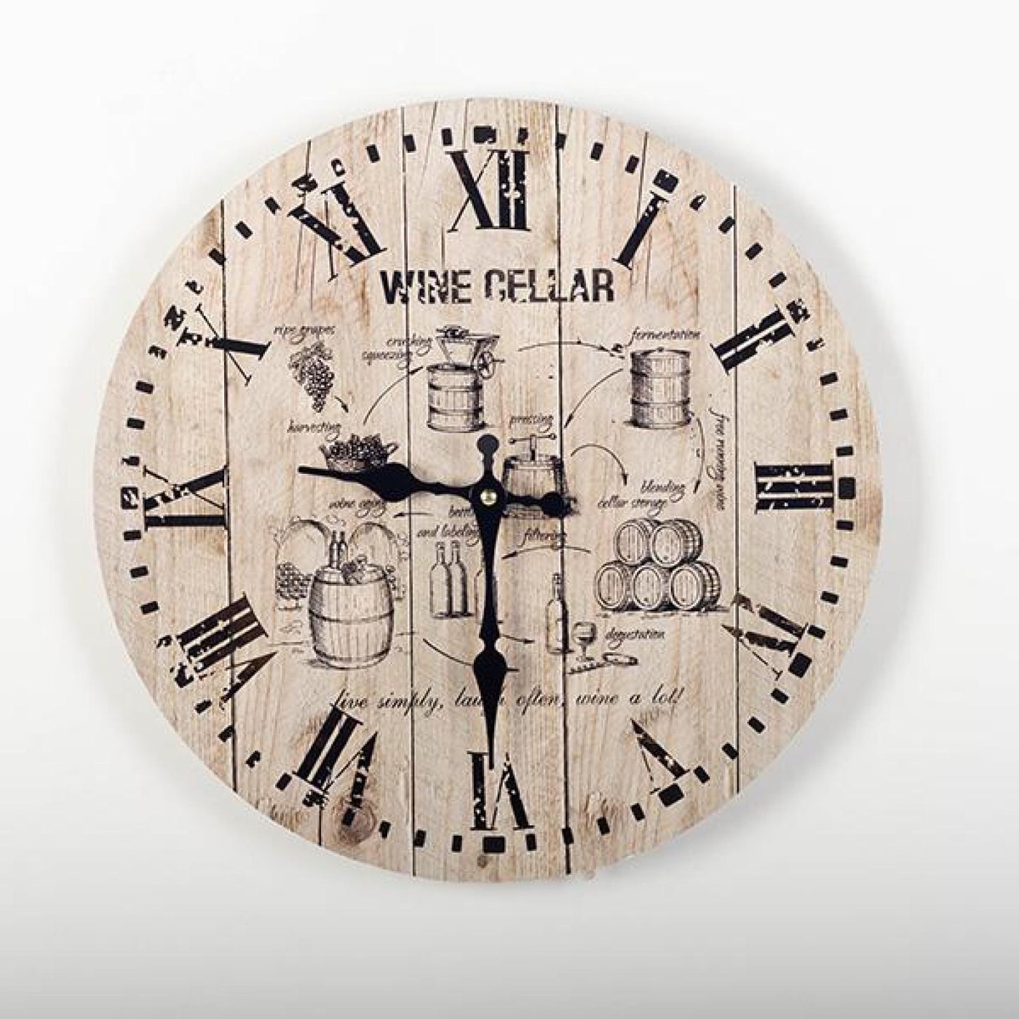 Wine Cellar Wall Clock