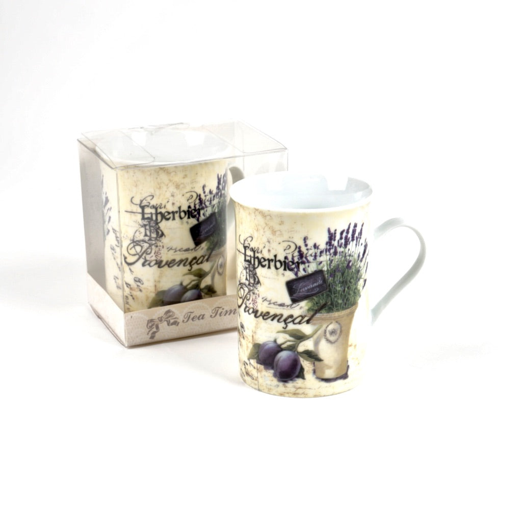 Porcelain Provencal Mug