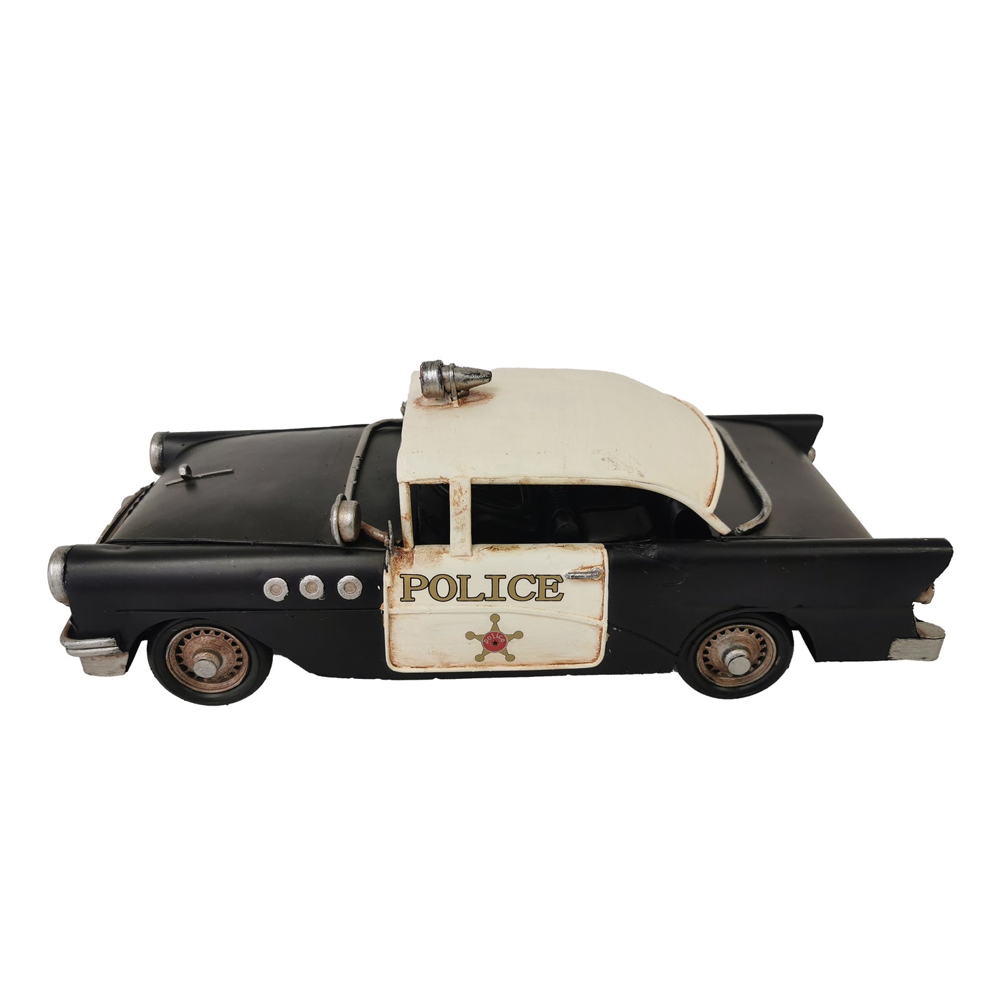 Retro Look Police Car Figurine