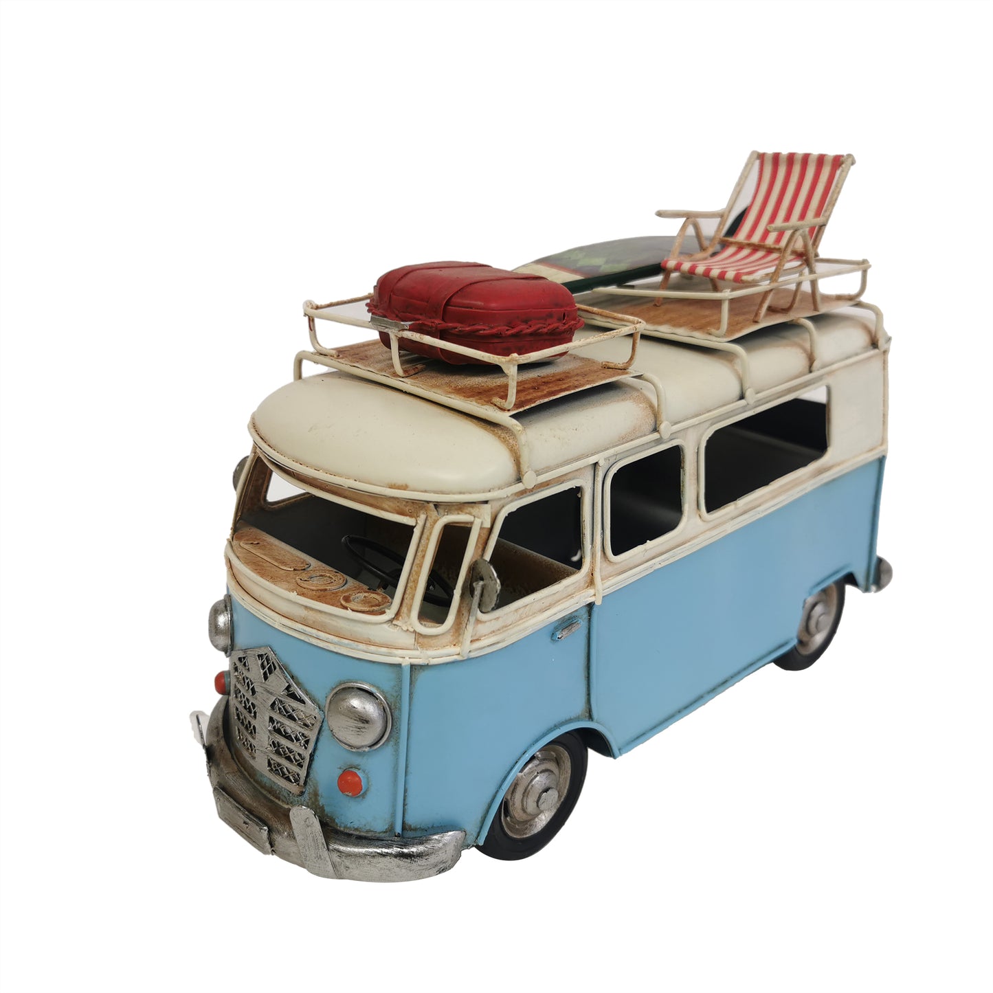 Camper Bus Heading To The Beach Figurine