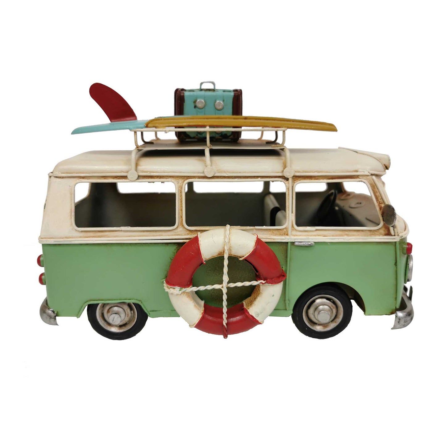 Camper Bus Heading To The Beach Figurine