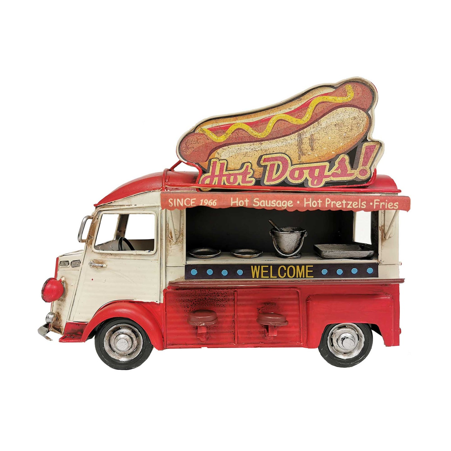 Hotdog Stand Truck Figurine