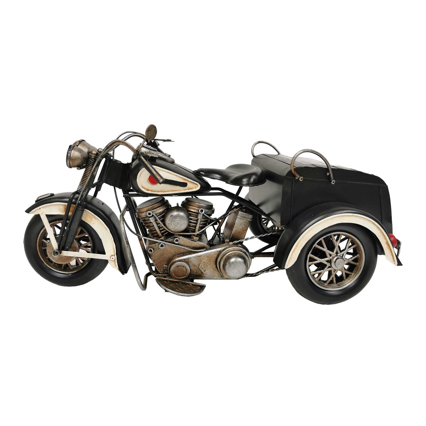 Vintage Highway Patrol 3 Wheeled Motorcycle Decoration