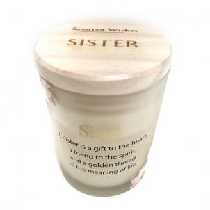 Scented Wishes With Text- Sister Candle