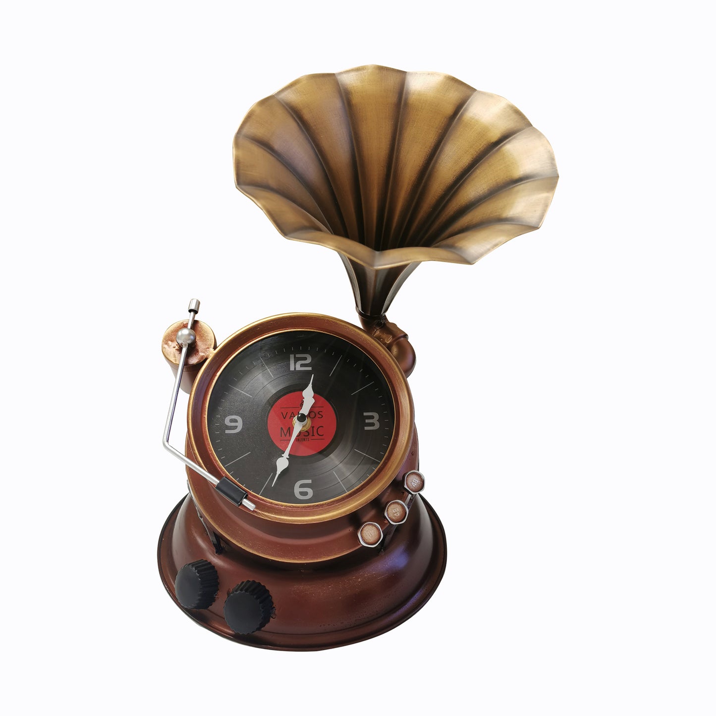 Gramaphone Shaped Table Clock
