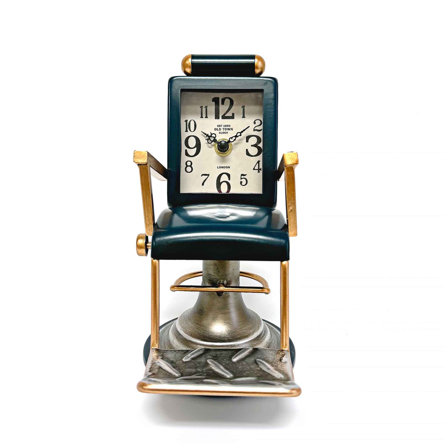 Classic Barber Chair Table Clock