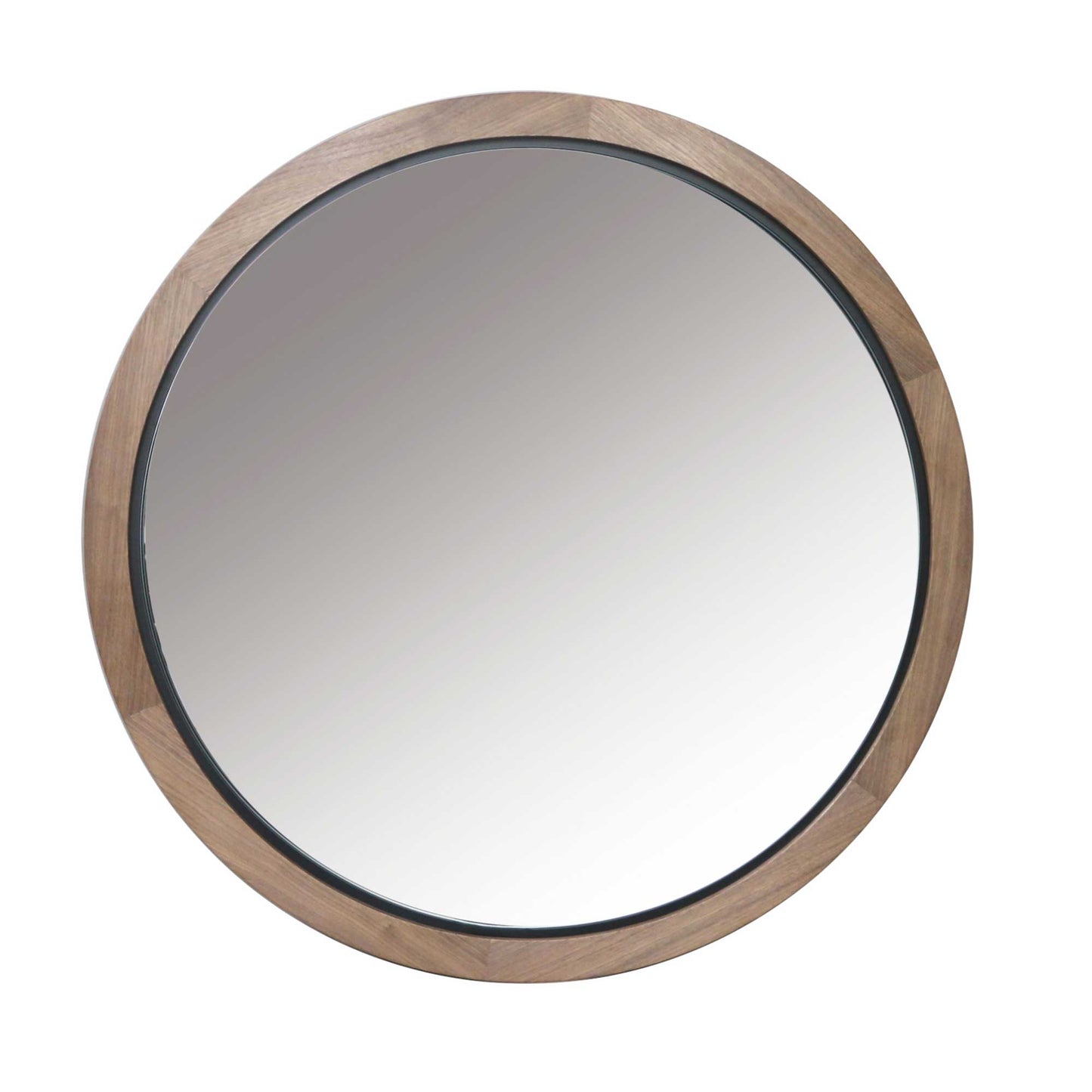 Walnut Framed Wall Mirror