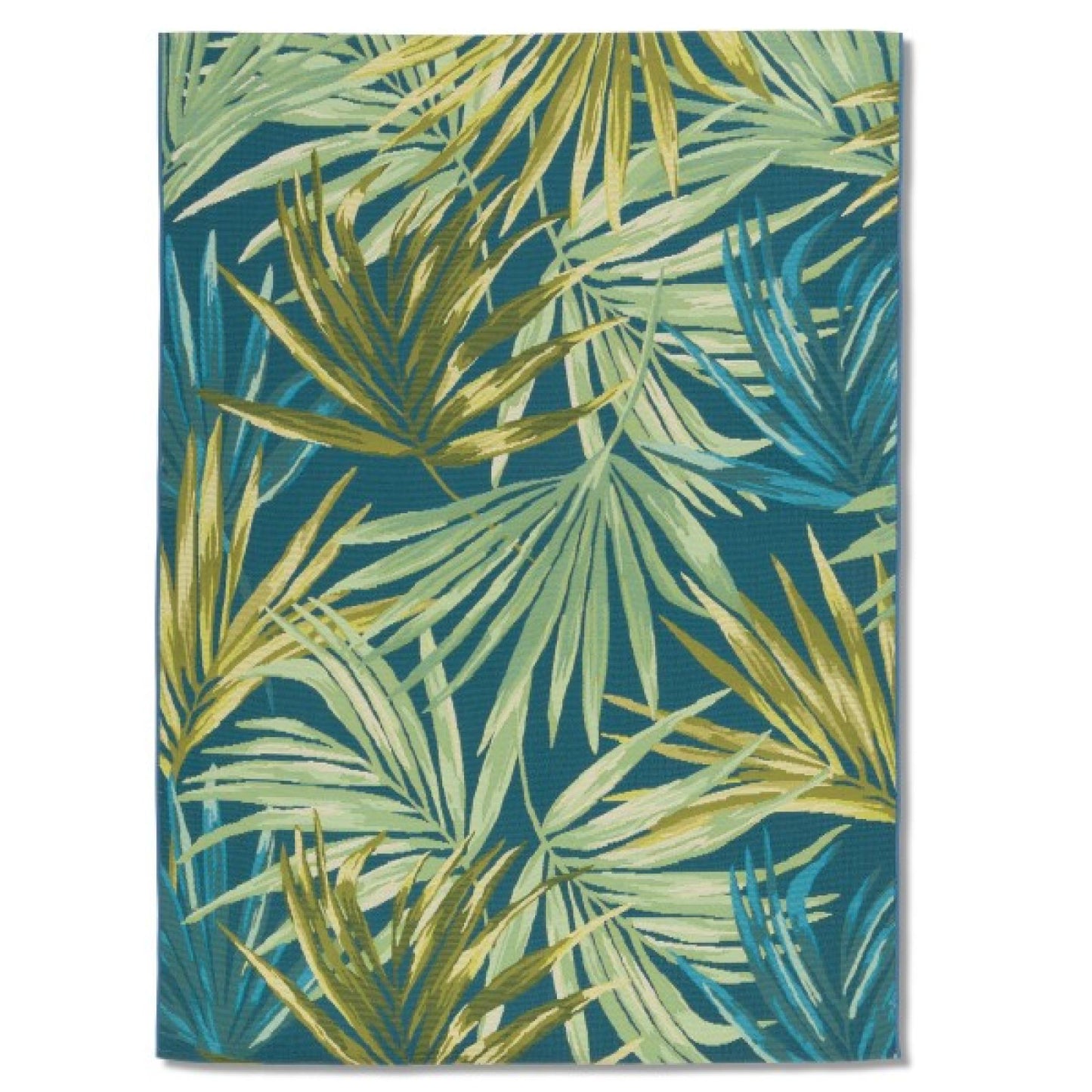 Eden Outdoor Tropical Leaves Rug