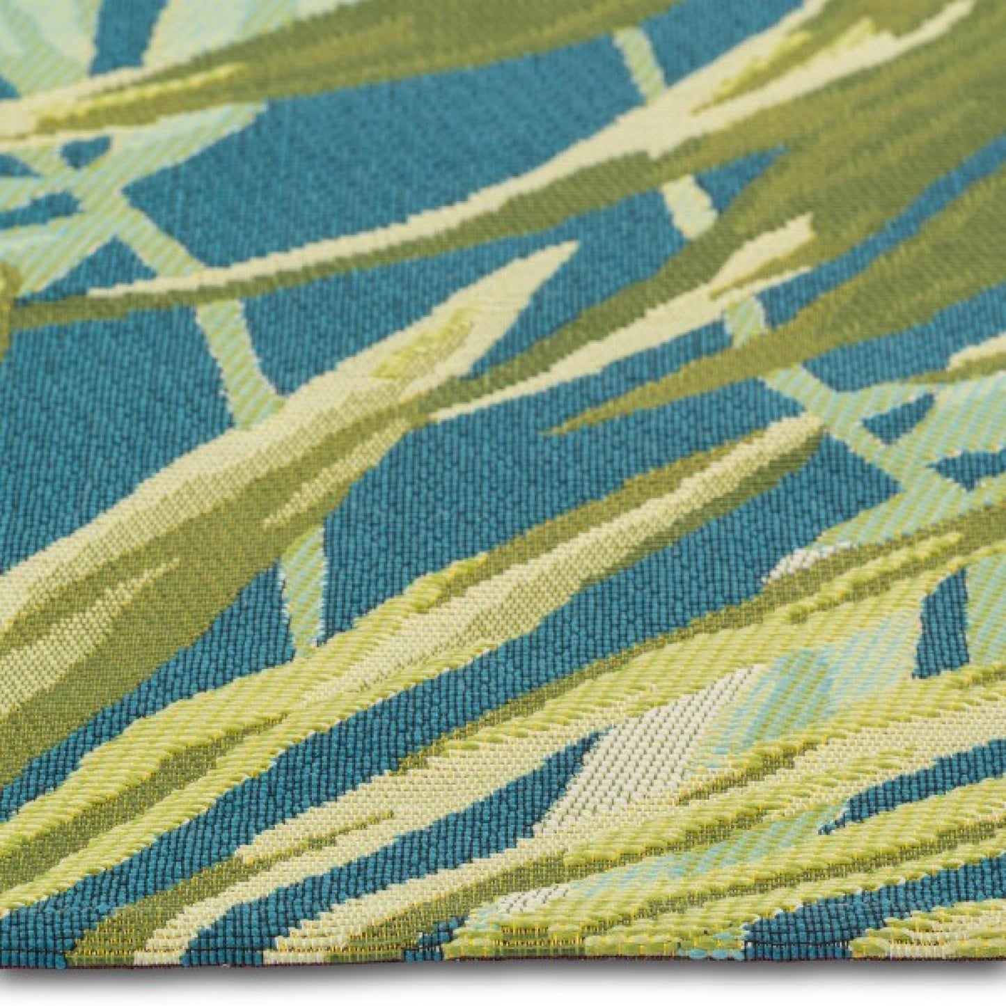 Eden Outdoor Tropical Leaves Rug