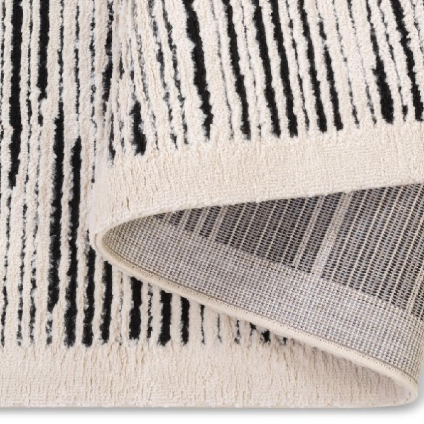 Sherpa Stripes On Stripes Rug