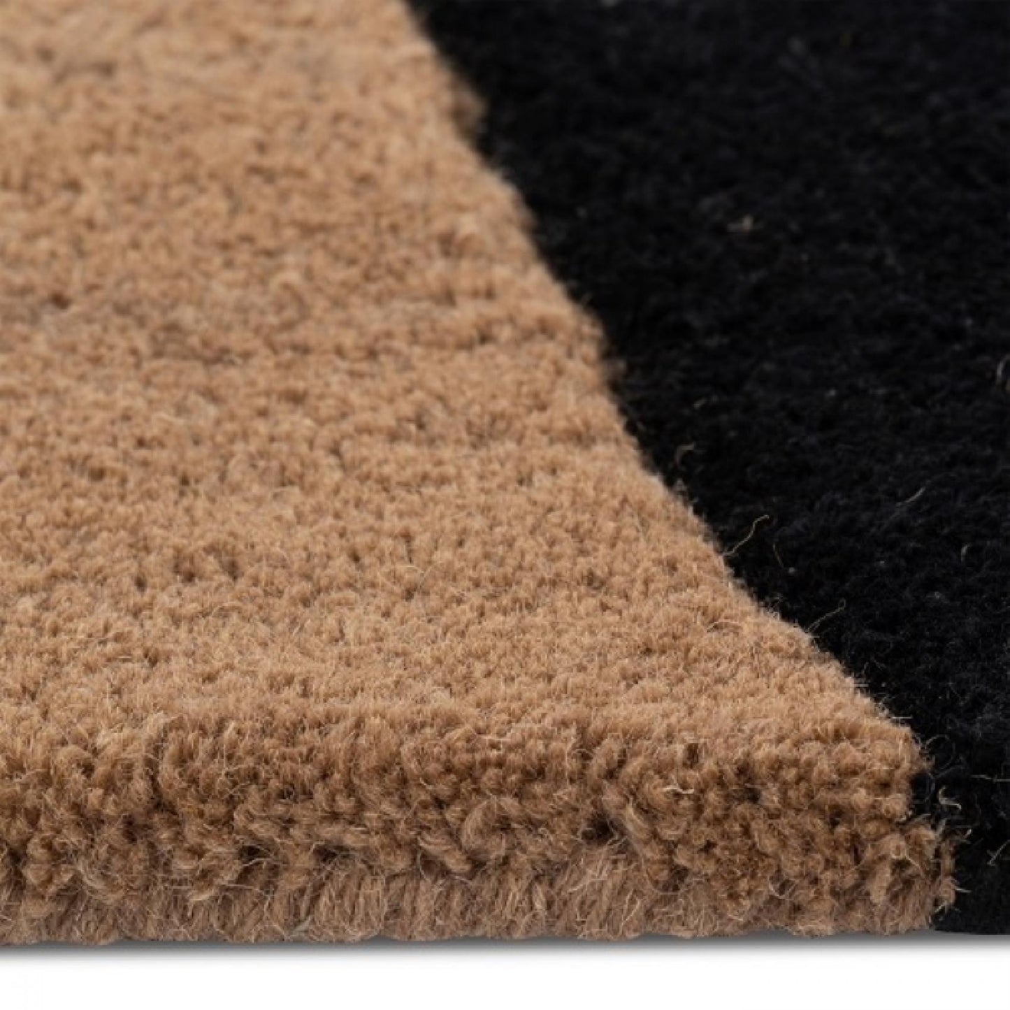 Abstract Black And Brown Area Rug