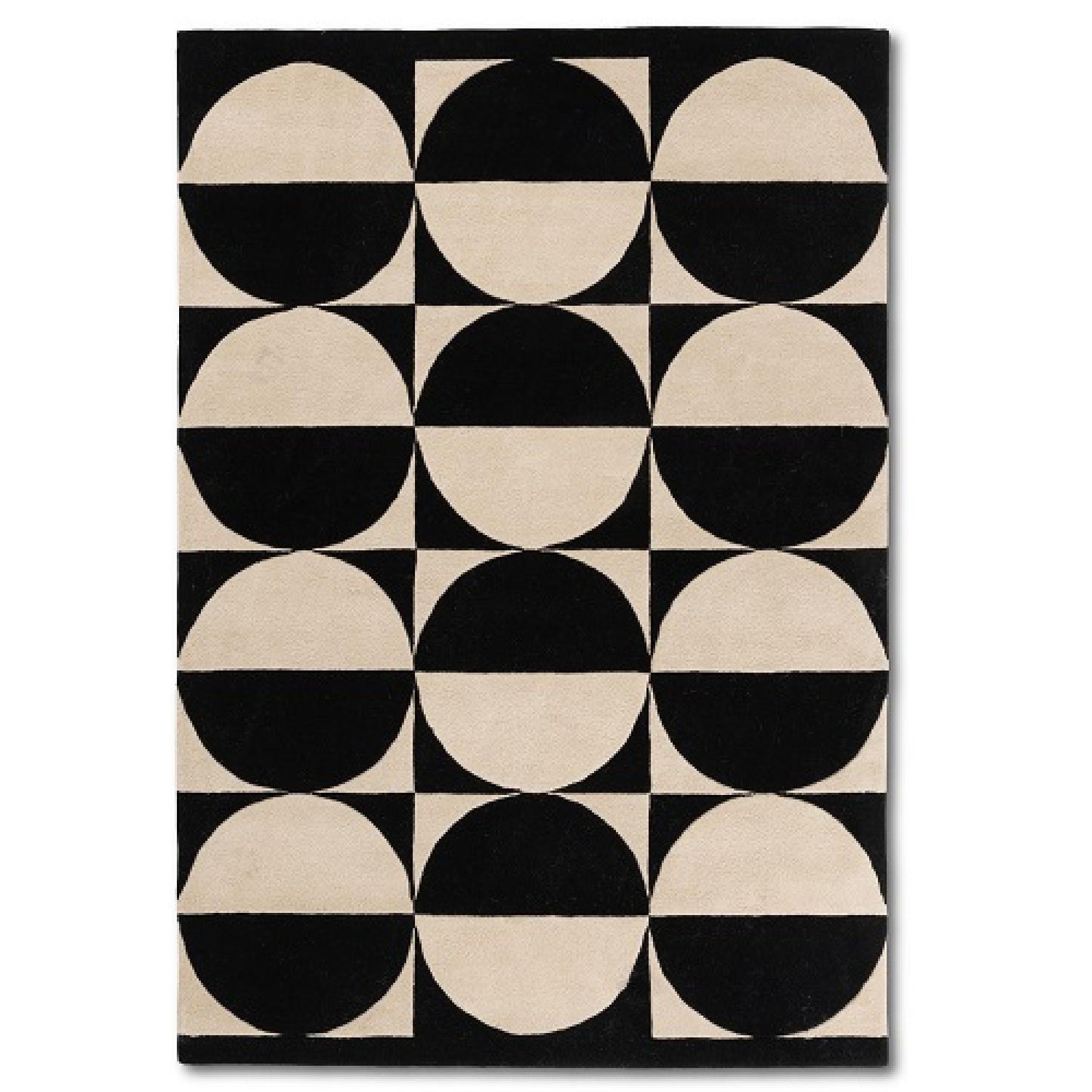 Abstract Circles Area Rug