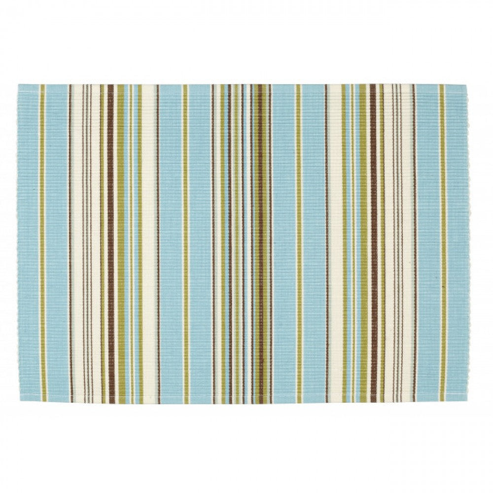 Seaside Stripes Pattern Ribbed Placemat