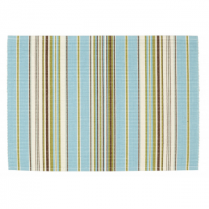 Seaside Stripes Pattern Ribbed Placemat