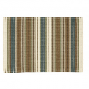 Woodside Striped Pattern Ribbed Placemat