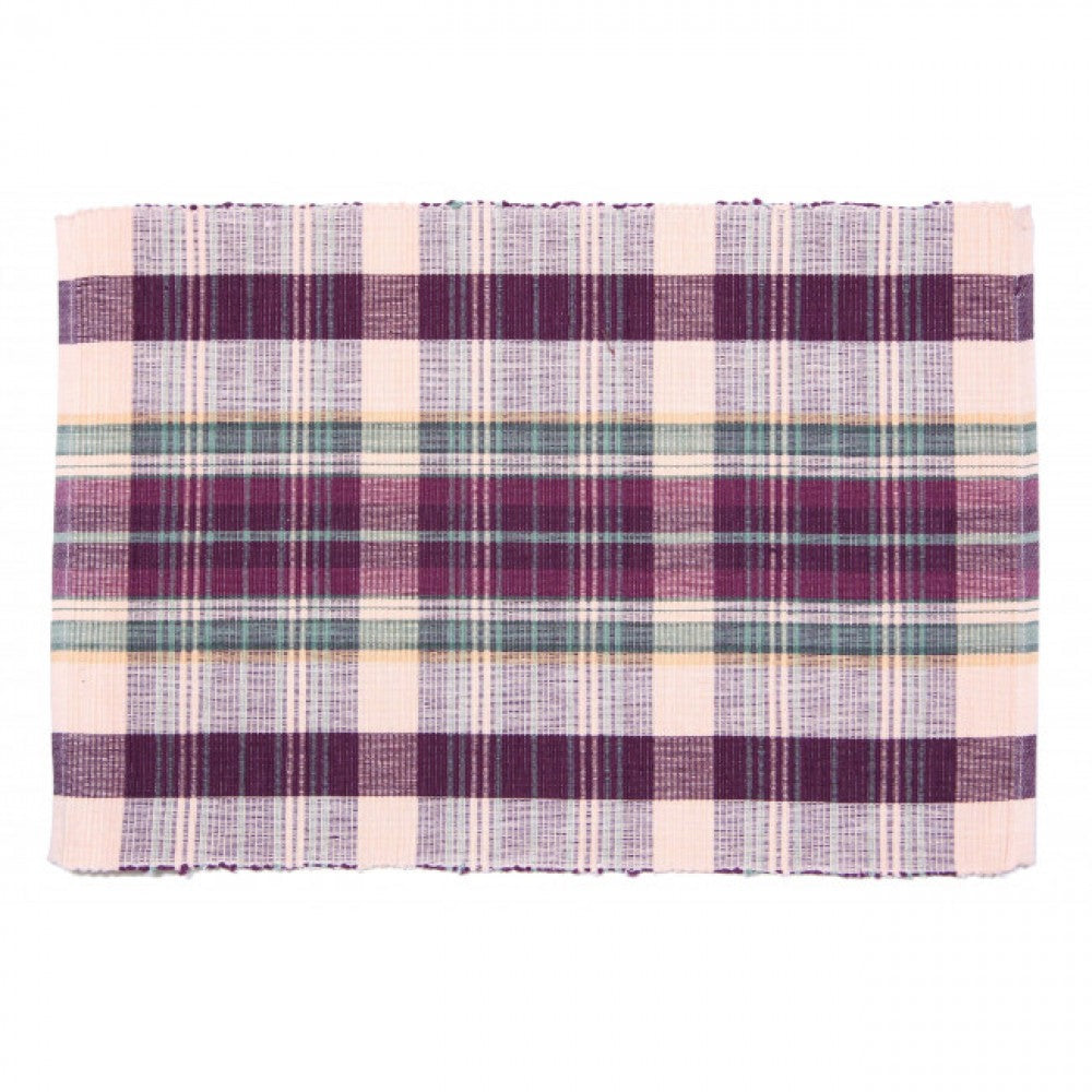 Alaska Check Pattern Ribbed Placemat