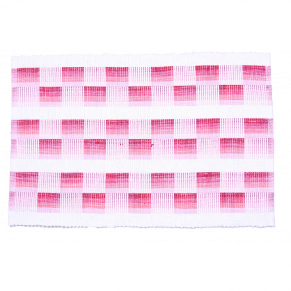 Cherry Check Pattern Ribbed Placemat