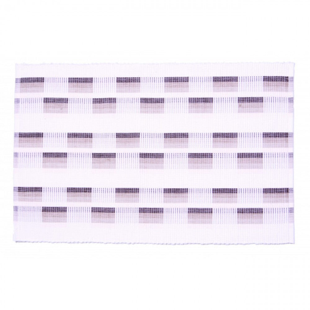 Coco Check Pattern Ribbed Placemat
