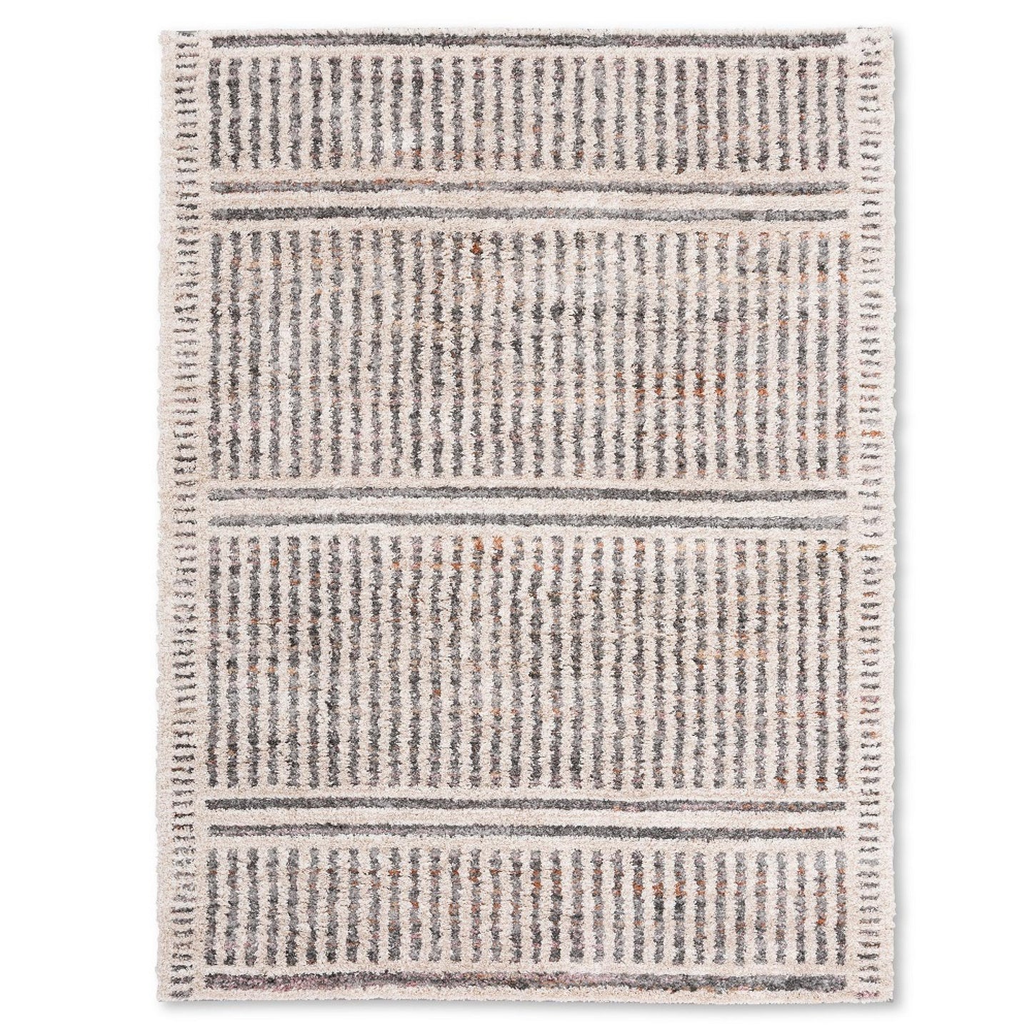 Bisera Striped Shag Rug